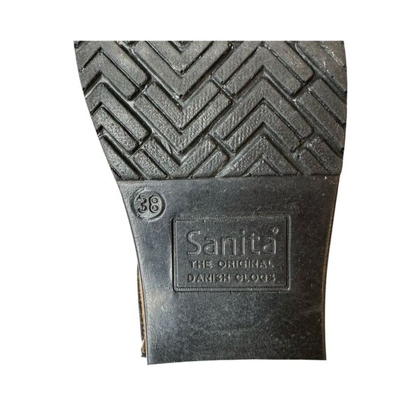 Sanita Brown Leather Mules - Picture 4 of 16